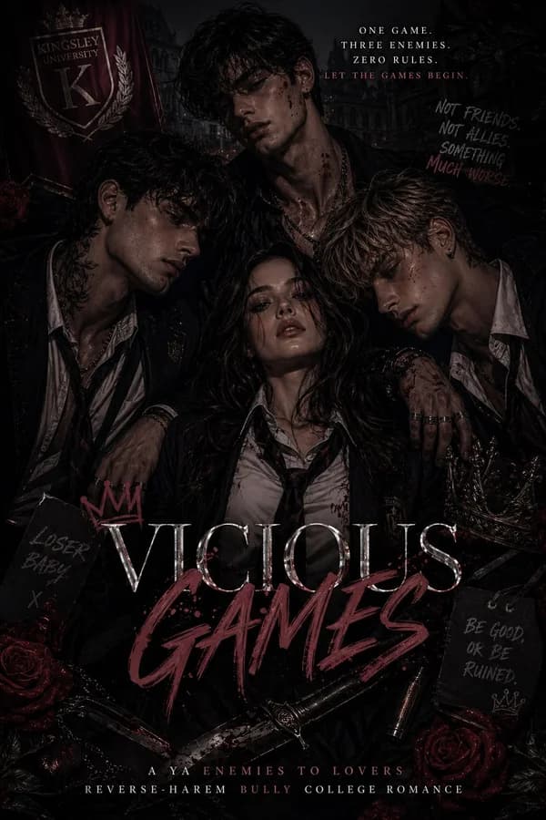 Vicious Games: A Dark College Reverse-Harem Bully Romance